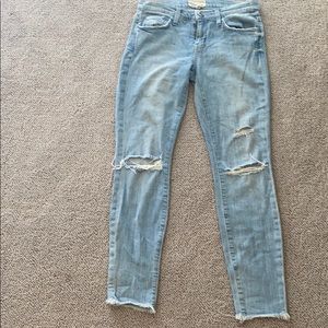 Current Elliott stiletto jeans. Size 25